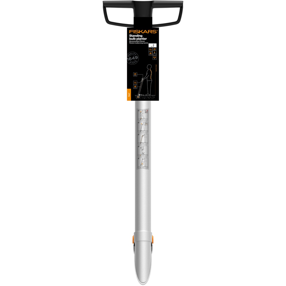 Plantator FISKARS Xact, aluminiu, argintiu