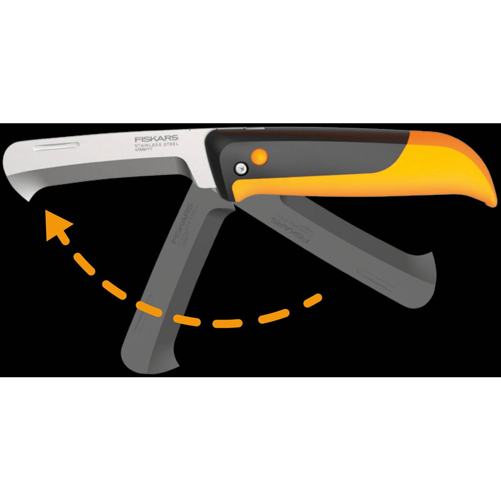 Cutit pliabil FISKARS K80 X-series, otel inoxidabil, negru