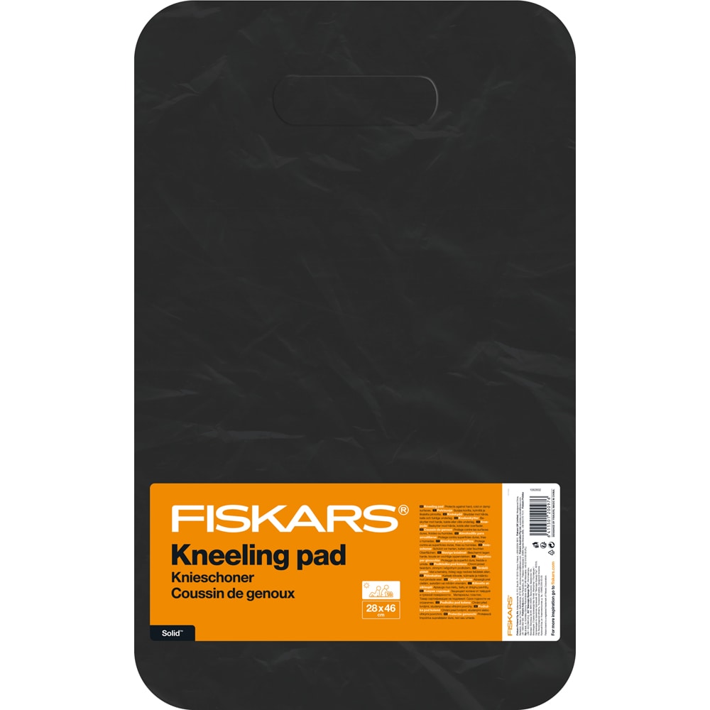 Protectie genunchi FISKARS Solid, plastic, negru