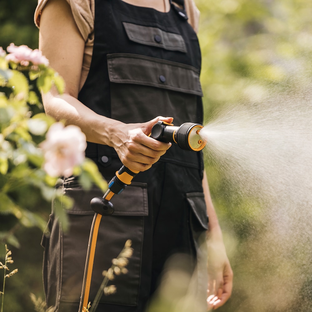 Pistol pentru stropit FISKARS 1065486, 3 jeturi, negru