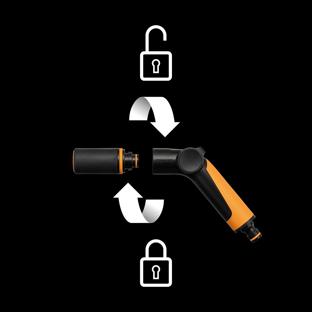Pistol pentru stropit FISKARS 1065494, 5 jeturi, negru