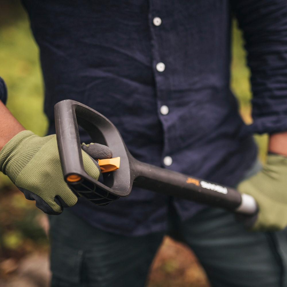 Cazma telescopica FISKARS Xact, otel, argintiu