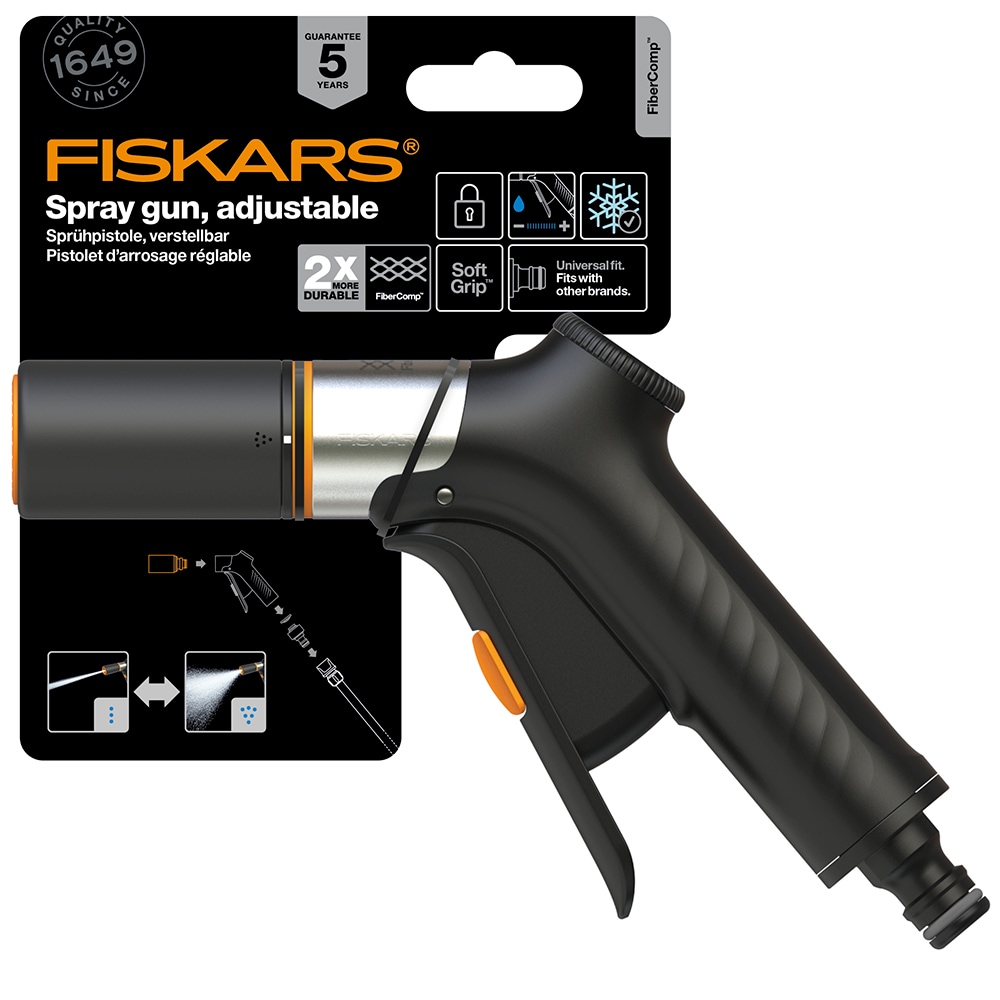 Pistol pentru stropit FISKARS 1067193, 2 jeturi, negru