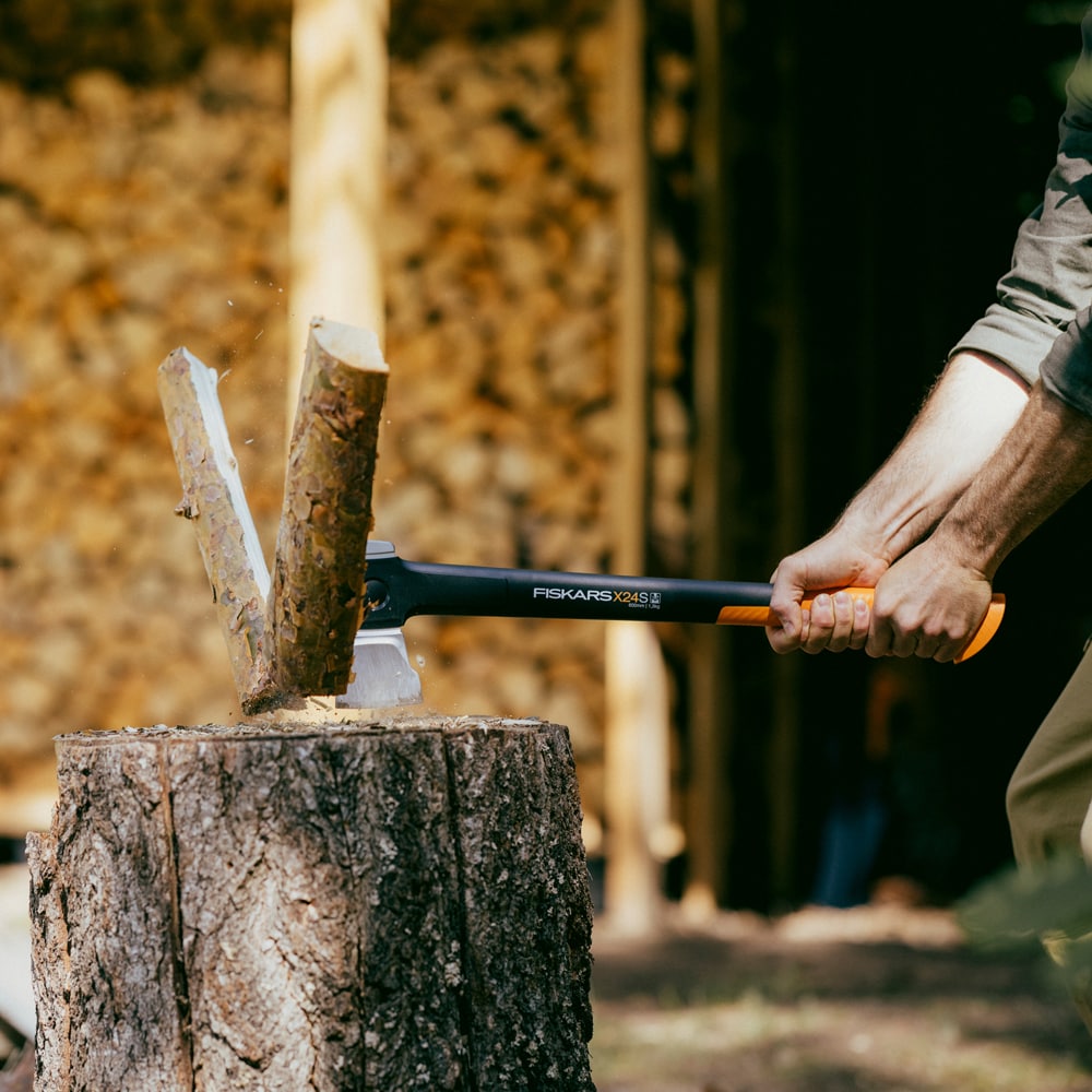 Topor despicat FISKARS X24, lama S, 60cm, 1.3kg