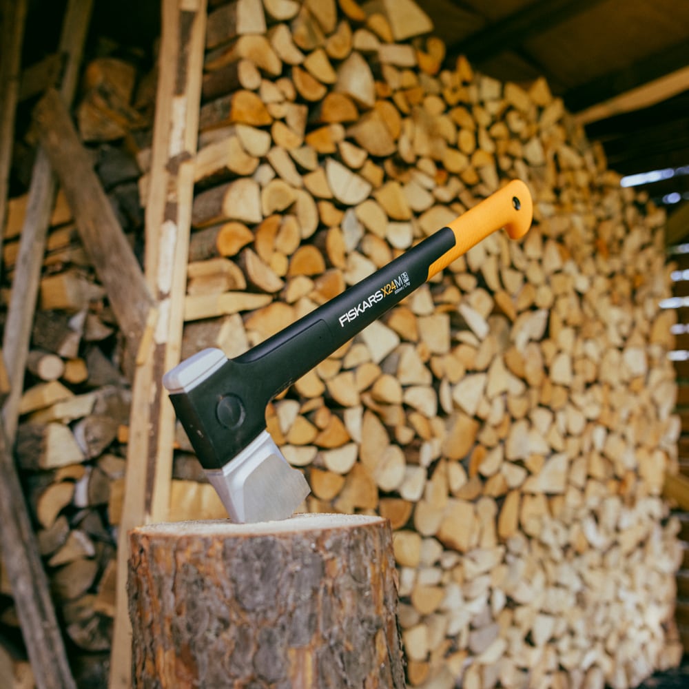 Topor despicat FISKARS X24, lama M, 60cm, 1.7kg