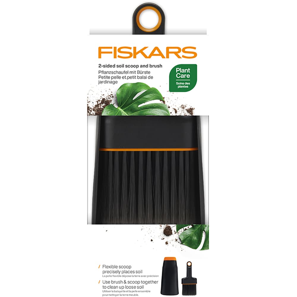 Scafa FISKARS, plastic, negru