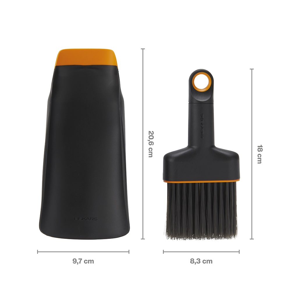 Scafa FISKARS, plastic, negru