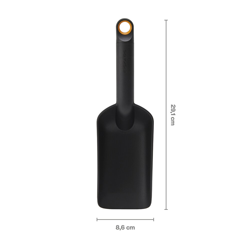 Scafa FISKARS, plastic, negru