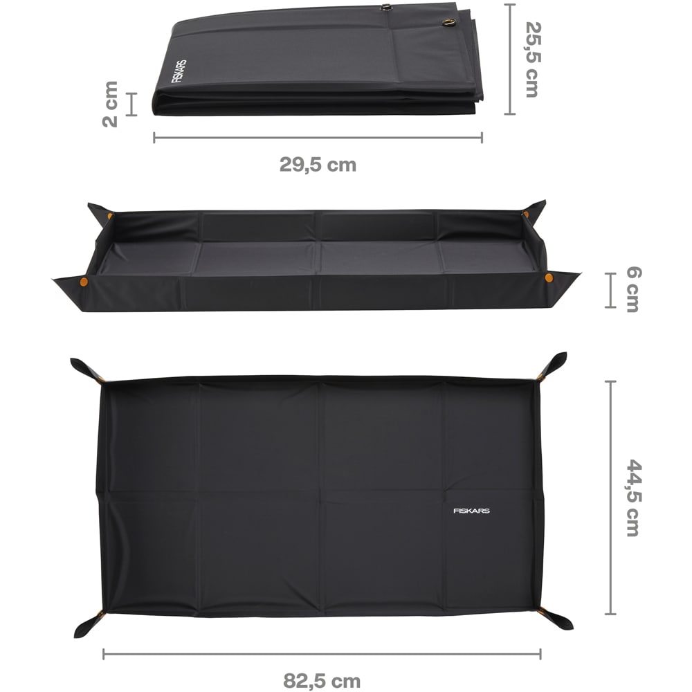 Covoras FISKARS, nailon , negru