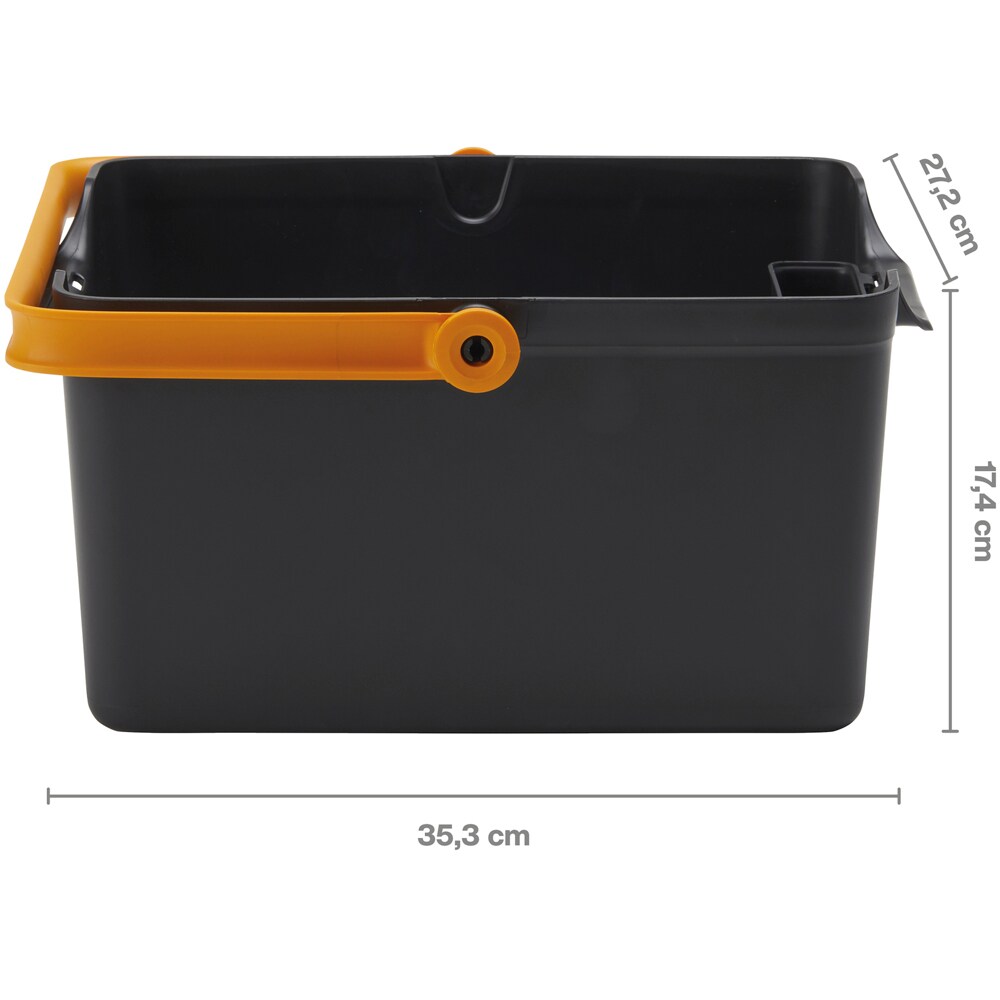 Cutie unelte FISKARS, plastic, negru