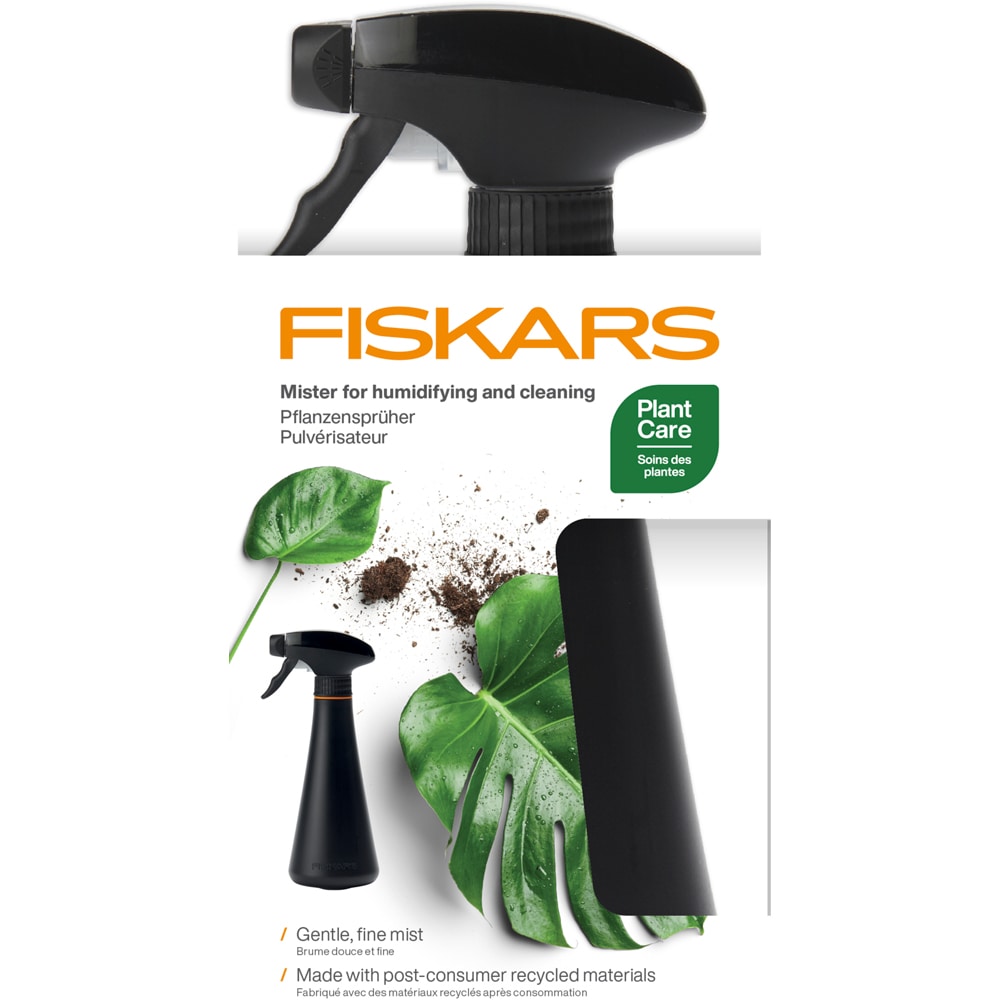 Pulverizator FISKARS, plastic, negru