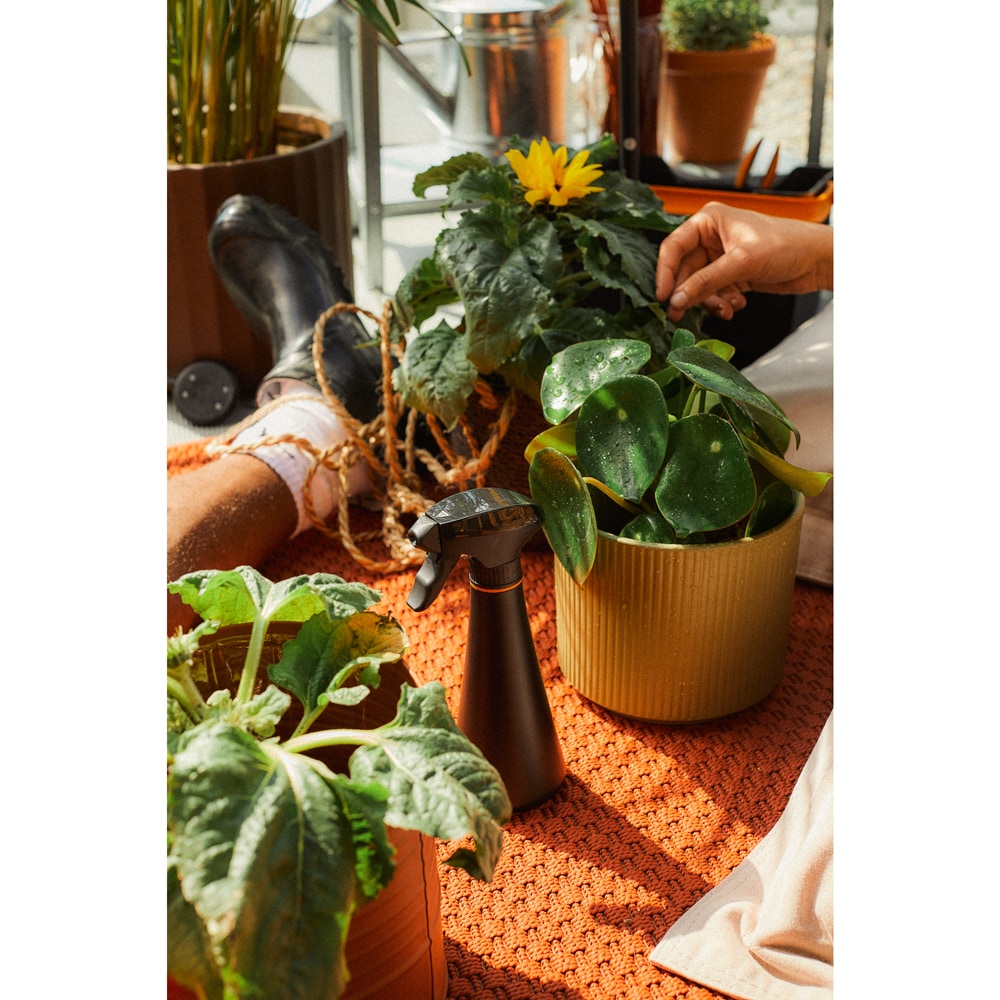 Pulverizator FISKARS, plastic, negru