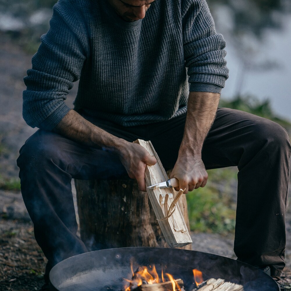 Cutit FISKARS Norden, otel inoxidabil, argintiu , maro