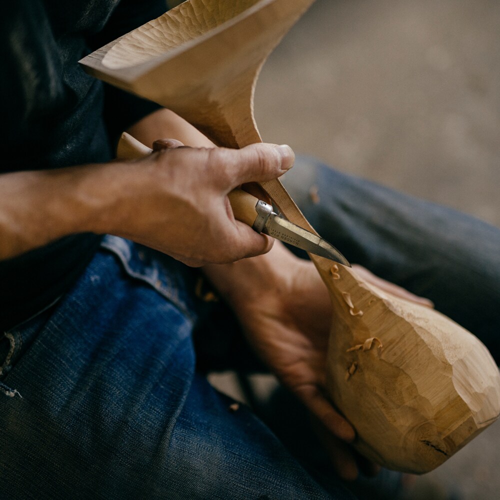 Cutit FISKARS Norden, otel inoxidabil, argintiu , maro