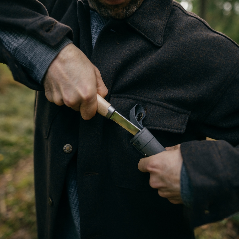 Cutit FISKARS Norden, otel inoxidabil, argintiu , maro