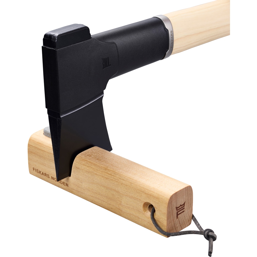 Dispozitiv pentru ascutit topoare si cutite FISKARS Norden, lemn, maro