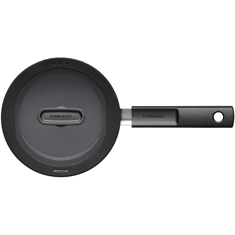 Cratita FISKARS Hard Face 1075524, 15cm, 1.8l, aluminiu, negru