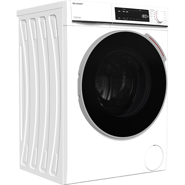 Masina de spalat rufe frontala cu uscator SHARP ES-NDB7144WD-EE, 7/5 kg, 1400rpm, Clasa D/E, alb
