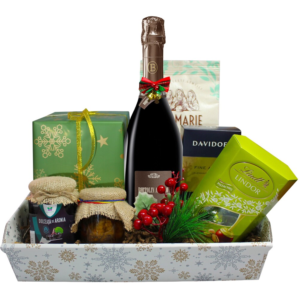 Cos cadou LUXURY BASKETS Happy Green 8HG