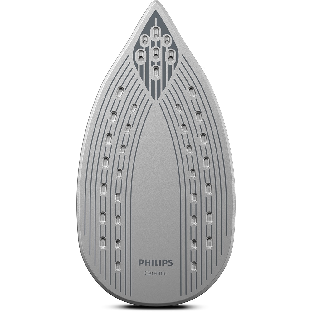 Statie de calcat PHILIPS Seria 3000 PSG3000/30, 2400W, 350g/min, 1.4l, talpa ceramica, alb-mov