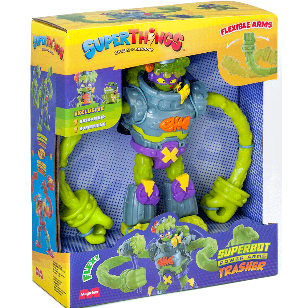 Figurina robot SUPERTHINGS Thrasher 1100031140, 3 ani+, multicolor