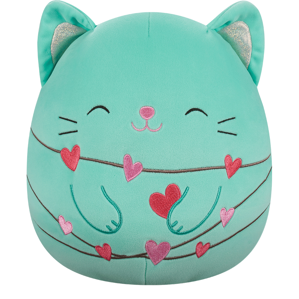 Jucarie de plus SQUISHMALLOWS Pisicuta Charisma 1100038182, 3 ani+, verde