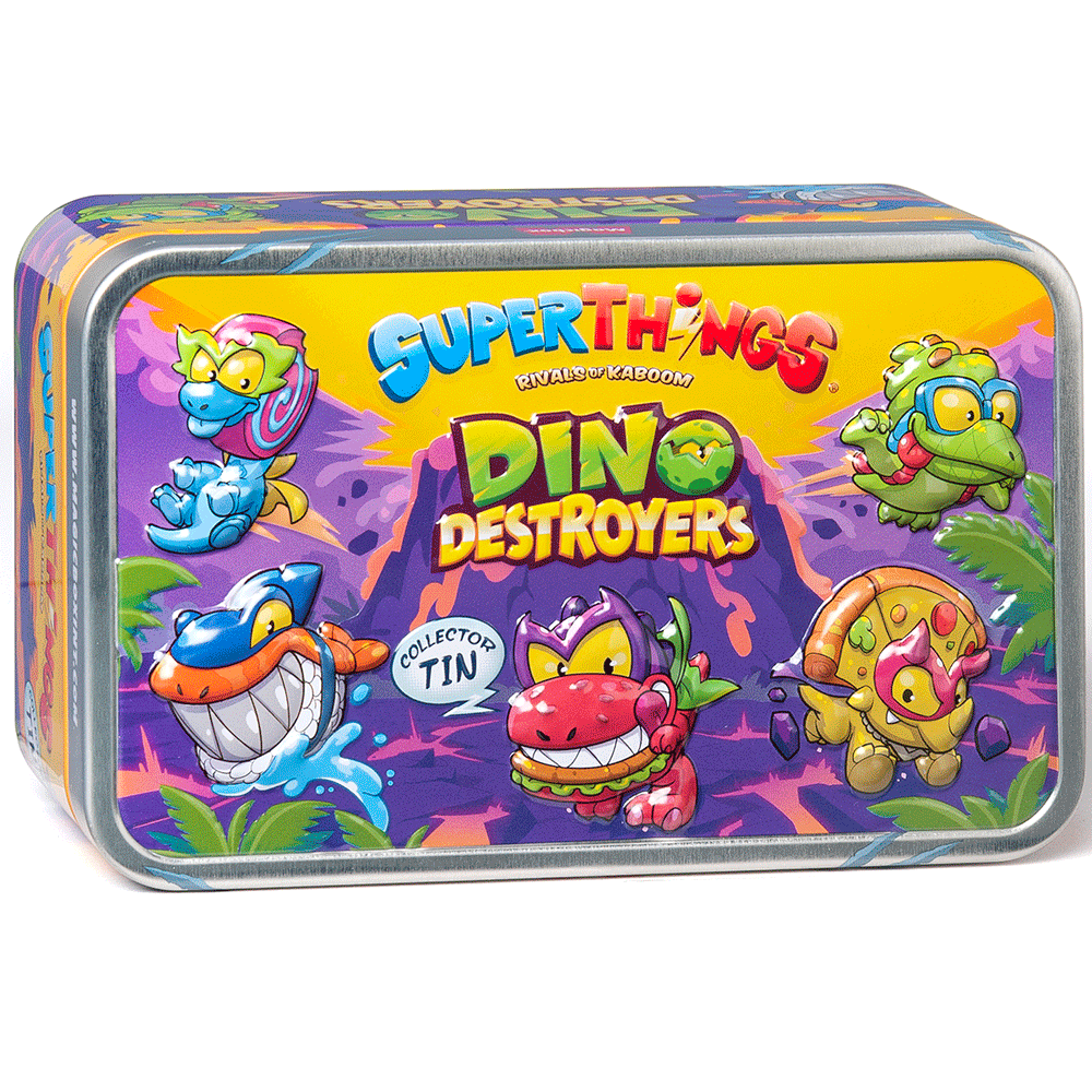 Set figurina SUPERTHINGS Cutie colectionar - Dino Destroyers 1100038584, 3 ani+, multicolor