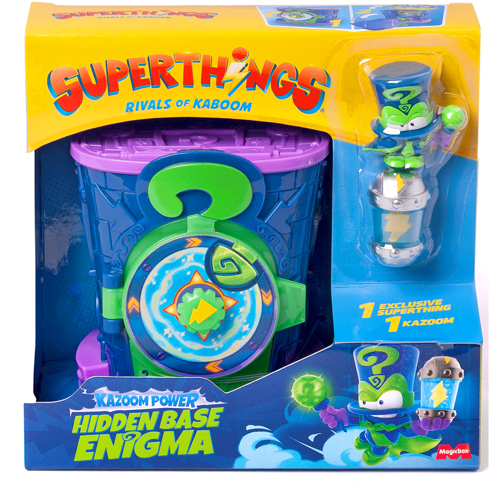 Set figurine SUPERTHINGS Baza Ascunsa Enigma 1100039991, 3 ani+, multicolor