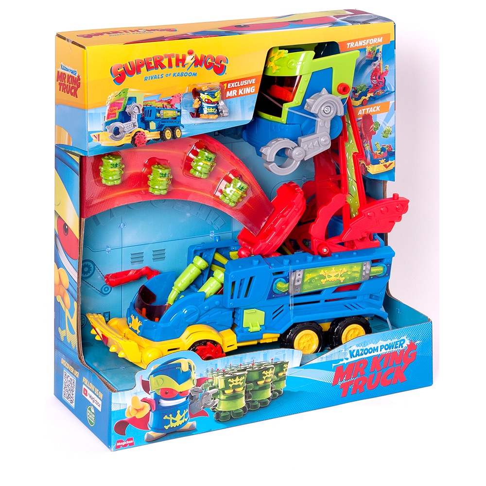 Set figurina SUPERTHINGS Camionul lui Mr. King 1100039997, 3 ani+, multicolor