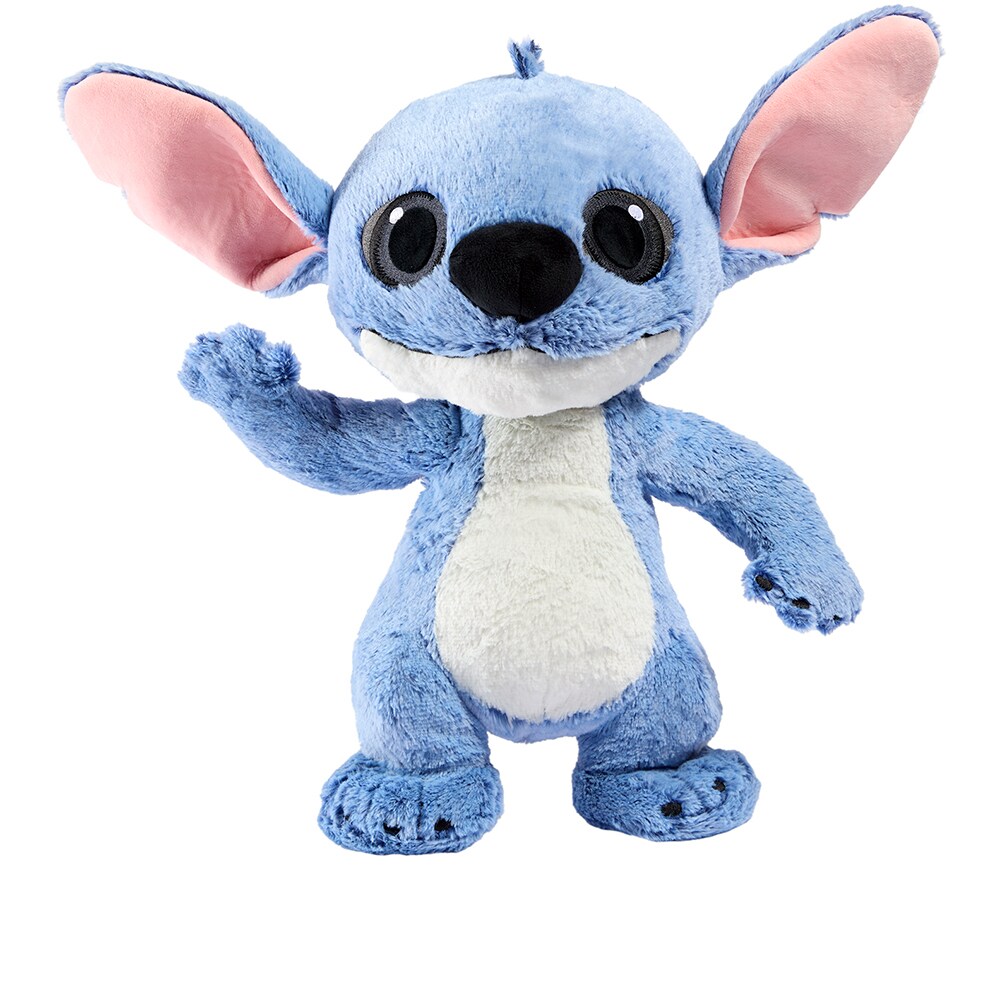 Jucarie de plus DISNEY Stitch Live Action 1100044208, 3 ani+, 40cm, albastru-roz
