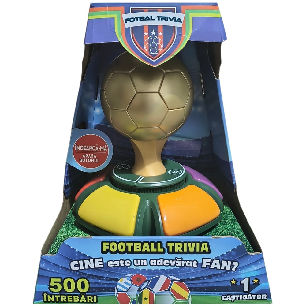 Joc de societate FOTBAL TRIVIA 1125107, 7 ani+, 2-5 jucatori