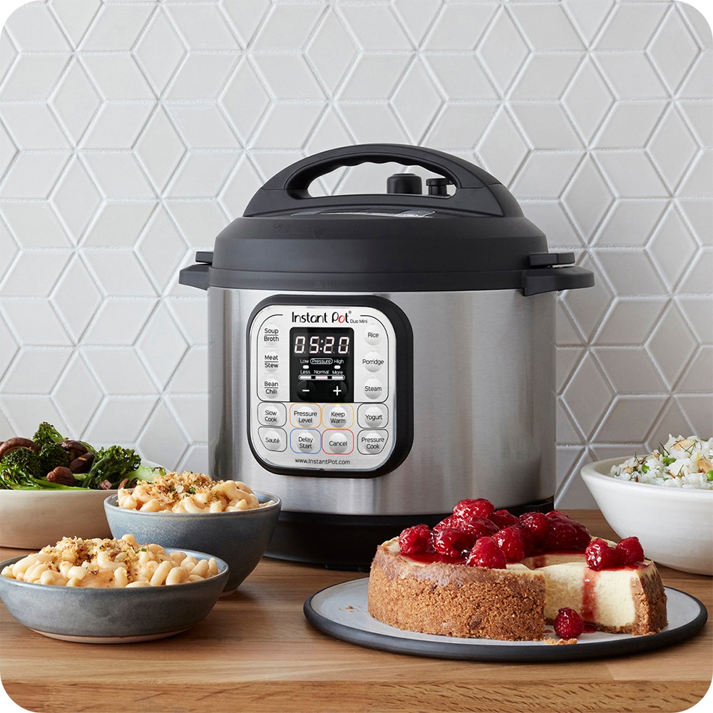 Multicooker INSTANT POT Duo 80 113006101EU, 8l, 1200W, 13 programe, argintiu-negru