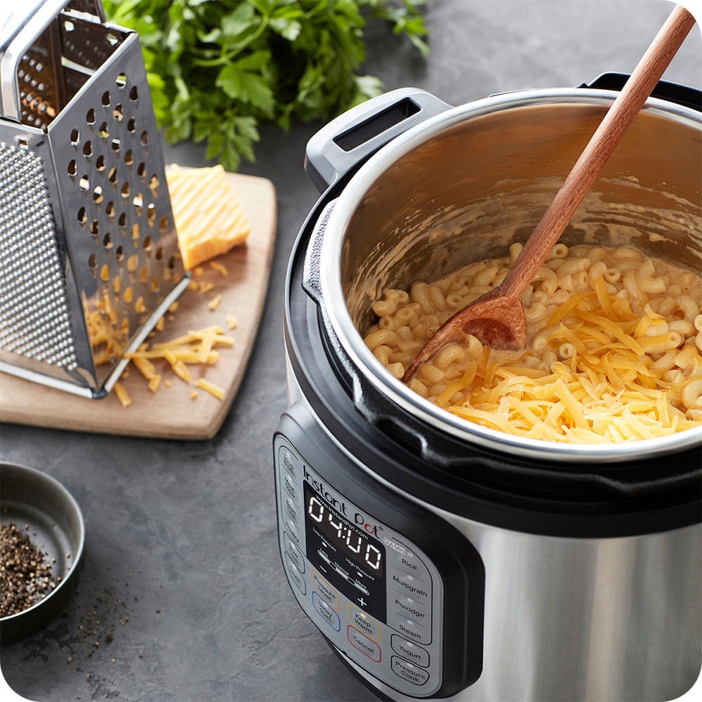 Multicooker INSTANT POT Duo 80 113006101EU, 8l, 1200W, 13 programe, argintiu-negru