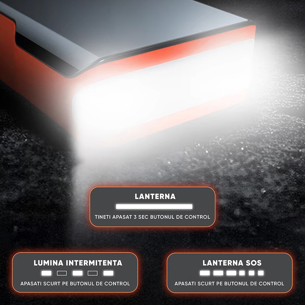Starter auto ROLLFAST 113401R, 12V, 2500A, 18000mAh