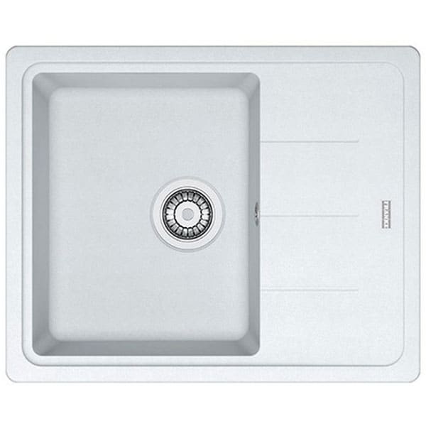 Chiuveta bucatarie FRANKE BFG611-62, 1 cuva, picurator reversibil, compozit granit, alb