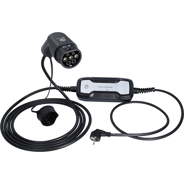 Incarcator auto masini electrice EFUTURO KS-TOOLS, Schuko, Type 2, 3.7kW, 230V, 10-16A, cablu 5m, negru