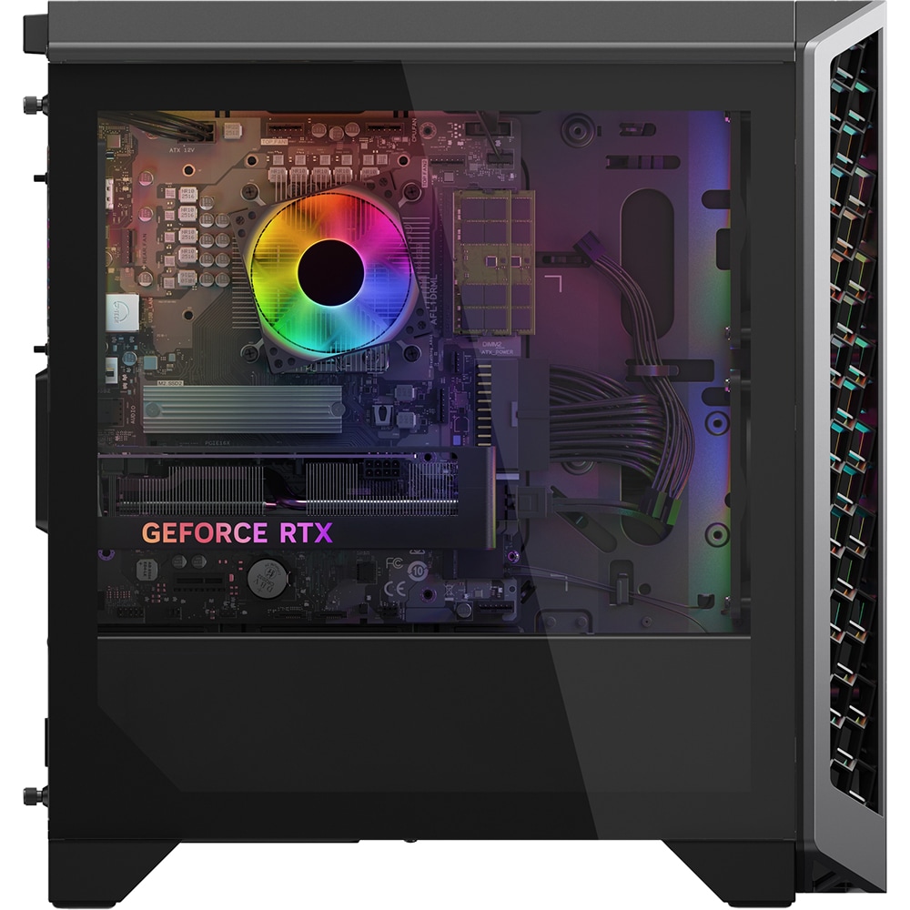 Sistem Desktop Gaming LENOVO  LOQ Tower 26ADR10, AMD Ryzen 7 8745HX pana la 5.1GHz, 16GB, SSD 512GB, NVIDIA GeForce RTX 5050 8GB, Free Dos