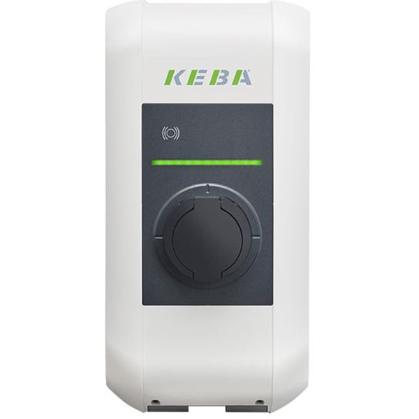 Statie incarcare masini electrice KEBA Wallbox P30 Premium, monofazat, 7.4 kW, 32A, Type 2, alb
