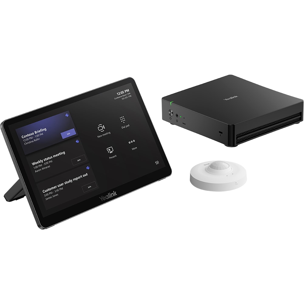 Sistem videoconferinta YEALINK MCoreKit-C4U-MS, AI PC, MTouch Plus, RoomSensor, negru