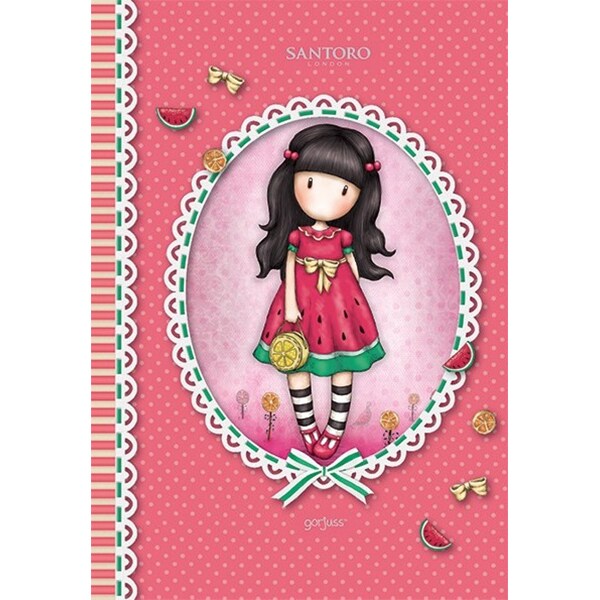 Set 5 notebook SANTORO Gorjuss, matematica, A5, 96 file, legatura capsata, diverse modele