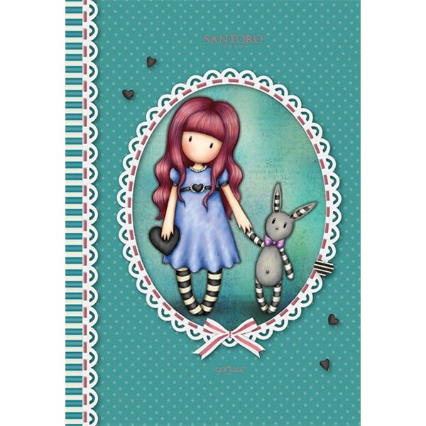 Set 5 notebook SANTORO Gorjuss, matematica, A5, 96 file, legatura capsata, diverse modele