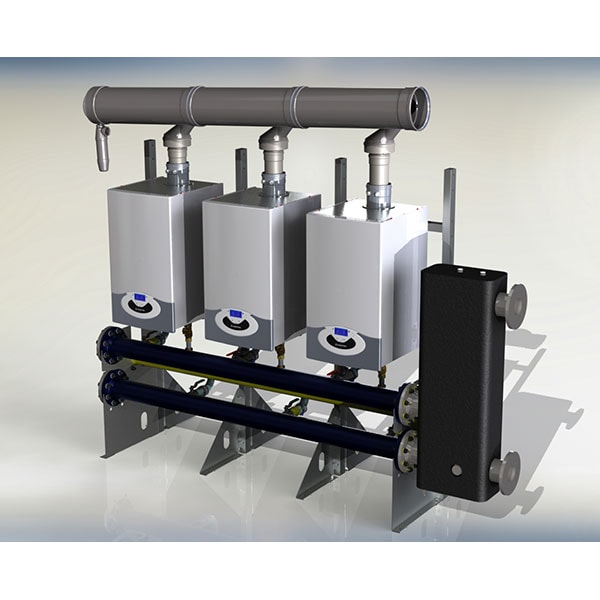 Centrala termica murala in condensare ARISTON Genus Premium Evo HP, gaz, 65kW