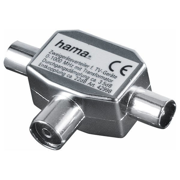 Splitter antena coaxial HAMA 122469 
