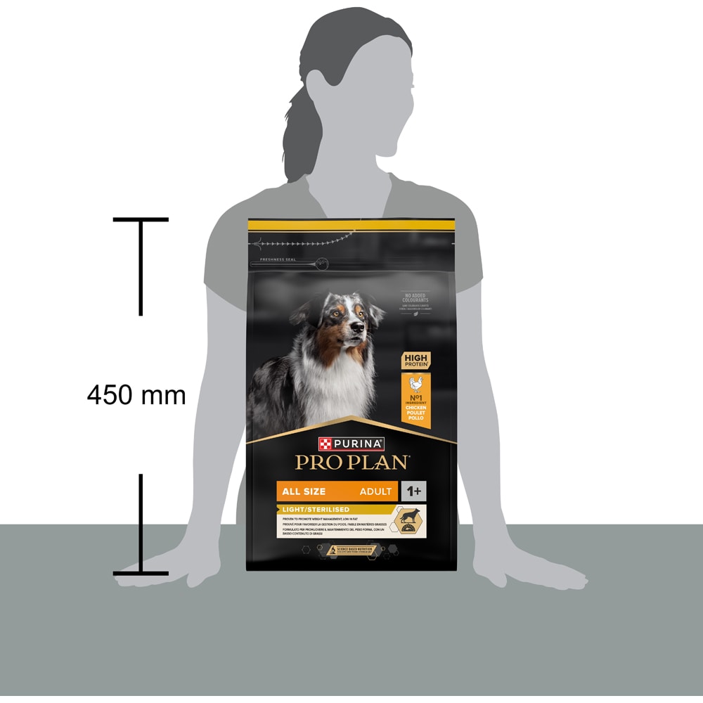 Hrana uscata pentru caini PURINA PRO PLAN Sterilised, Adult, Pui, 3 kg
