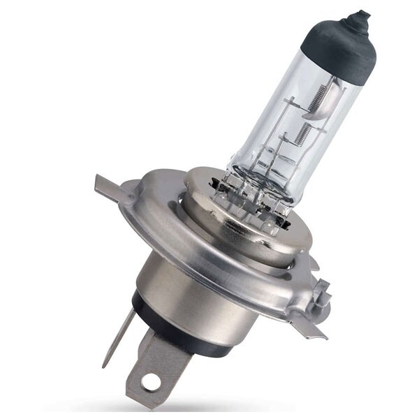Bec auto far halogen PHILIPS H4 Vision Plus+60%, 12V, 60/55W, P43T, set 2 bucati