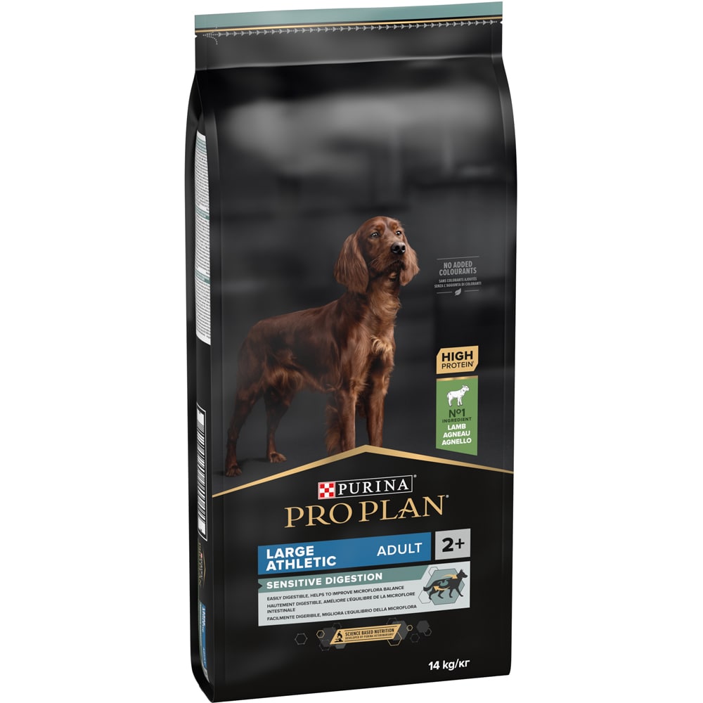 Hrana uscata pentru caini PURINA PRO PLAN Sensitive Digestion Large Athletic, Adult, Miel, 14 kg