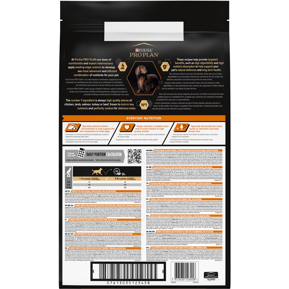 Hrana uscata pentru caini PURINA PRO PLAN Everyday Nutrition, Adult, Pui si Orez, 7 kg