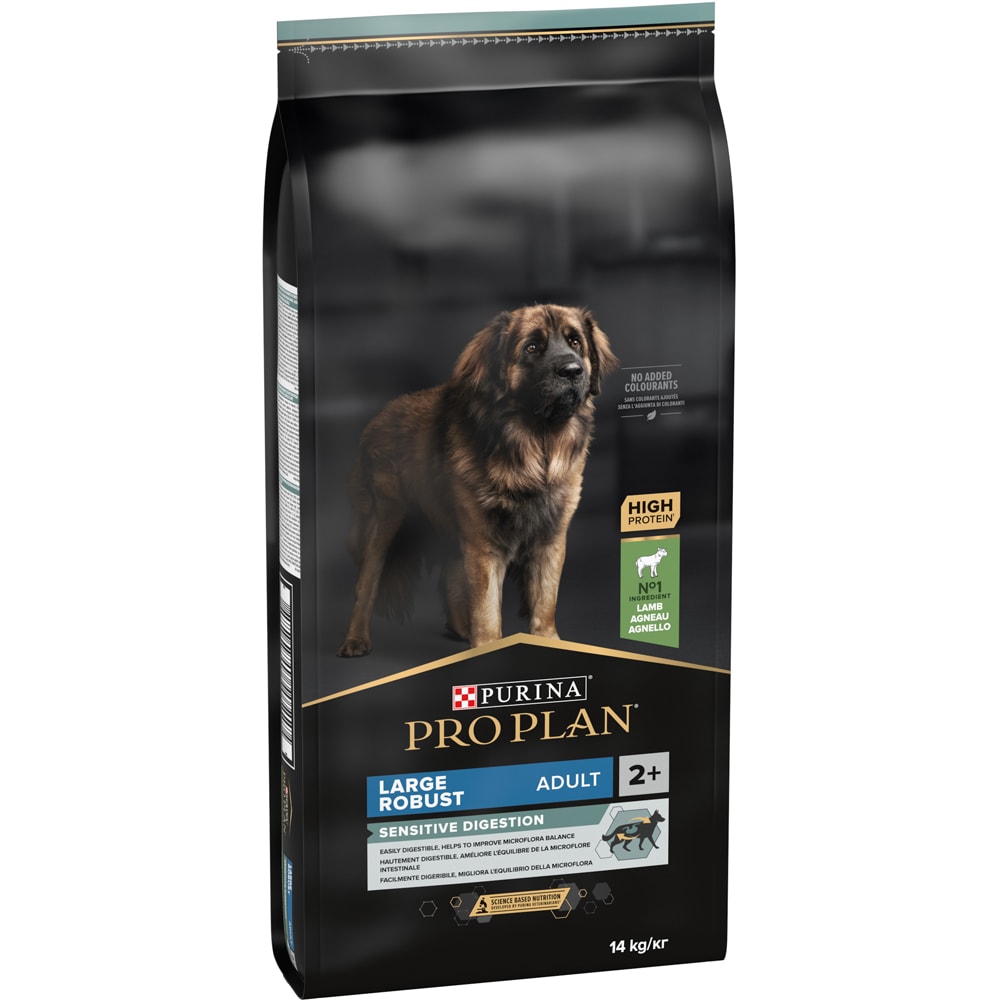 Hrana uscata pentru caini PURINA PRO PLAN Sensitive Digestion Large Robust, Adult, Miel, 14 kg
