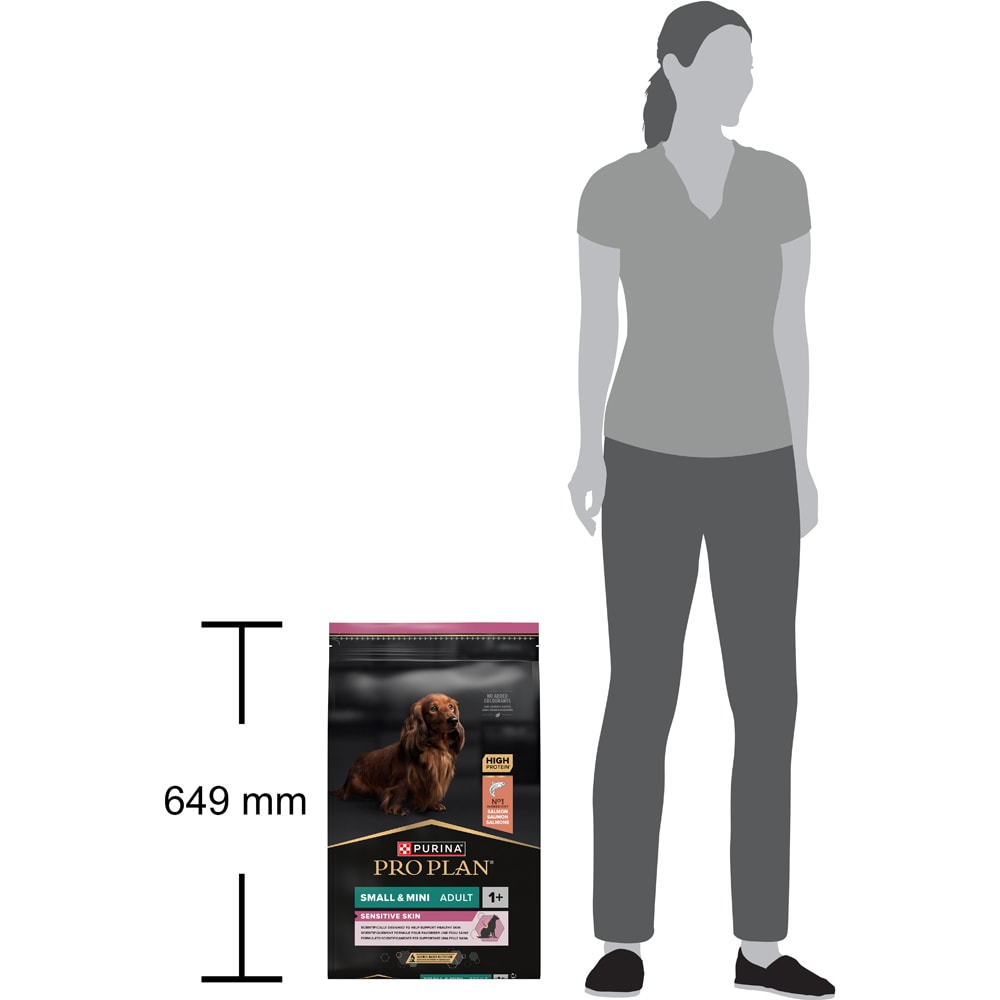 Hrana uscata pentru caini PURINA PRO PLAN Sensitive Skin Small & Mini, Adult, Somon, 7 kg