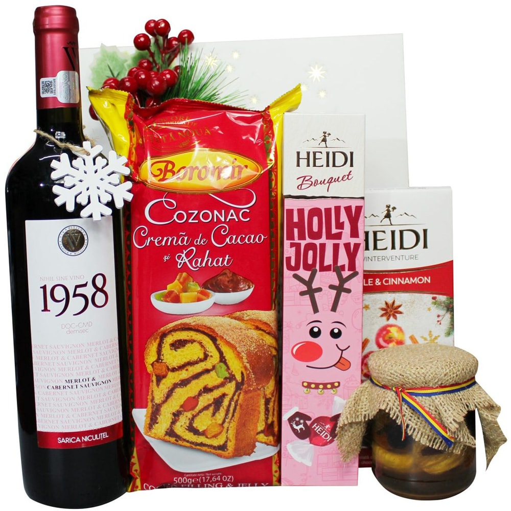 Cadou Craciun LUXURY BASKETS Red 6R